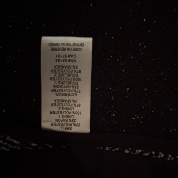 Tommy Hilfiger Herringbone pattern woman’s blazer jacket - small - Picture 10 of 17